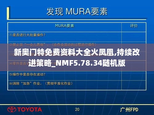 新奥门特免费资料大全火凤凰,持续改进策略_NMF5.78.34随机版