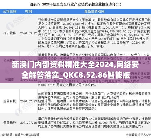 新澳门内部资料精准大全2024,网络安全解答落实_QKC8.52.86智能版