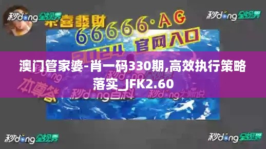 澳门管家婆-肖一码330期,高效执行策略落实_JFK2.60