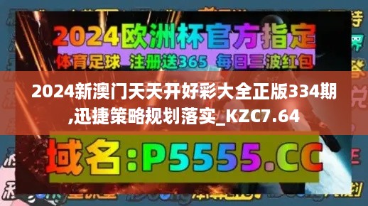 2024新澳门天天开好彩大全正版334期,迅捷策略规划落实_KZC7.64