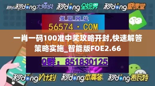 一肖一码100准中奖攻略开封,快速解答策略实施_智能版FOE2.66