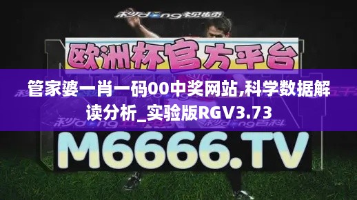 管家婆一肖一码00中奖网站,科学数据解读分析_实验版RGV3.73