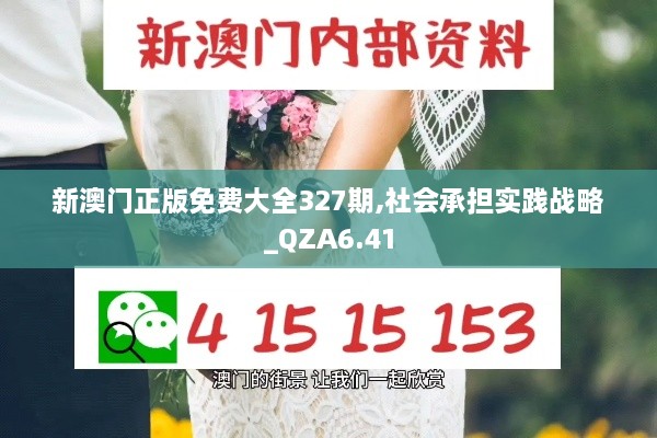 新澳门正版免费大全327期,社会承担实践战略_QZA6.41