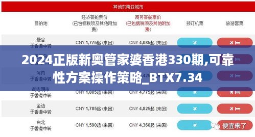 2024正版新奥管家婆香港330期,可靠性方案操作策略_BTX7.34