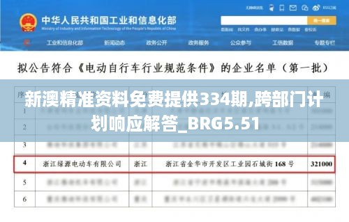 新澳精准资料免费提供334期,跨部门计划响应解答_BRG5.51