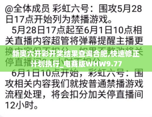 新奥六开彩开奖结果查询合肥,快速修正计划执行_电商版WHW9.77