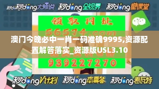 澳门今晚必中一肖一码准确9995,资源配置解答落实_资源版USL3.10