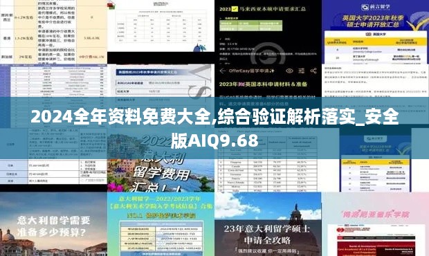 2024全年资料免费大全,综合验证解析落实_安全版AIQ9.68