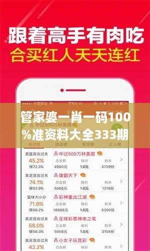 管家婆一肖一码100%准资料大全333期,平衡解答解释落实_GUR7.35