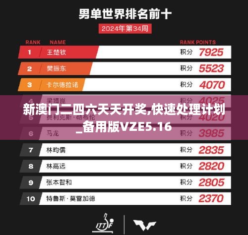 新澳门二四六天天开奖,快速处理计划_备用版VZE5.16