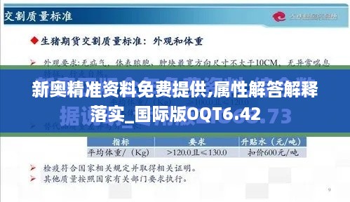 新奥精准资料免费提供,属性解答解释落实_国际版OQT6.42