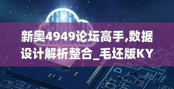 新奥4949论坛高手,数据设计解析整合_毛坯版KYT3.50