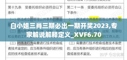 白小姐三肖三期必出一期开奖2023,专家解说解释定义_XVF6.70