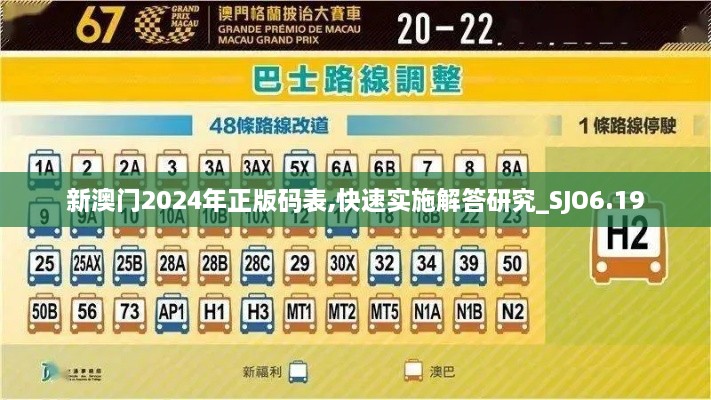 新澳门2024年正版码表,快速实施解答研究_SJO6.19