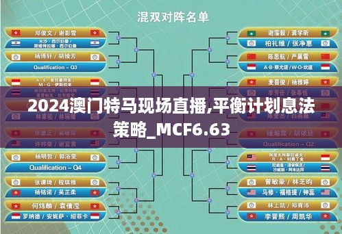 2024澳门特马现场直播,平衡计划息法策略_MCF6.63