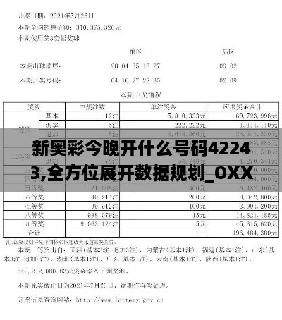 新奥彩今晚开什么号码42243,全方位展开数据规划_OXX6.54