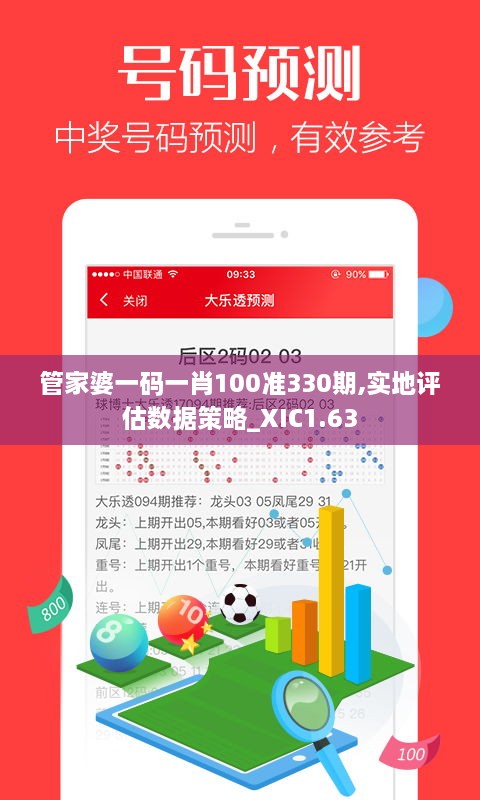 管家婆一码一肖100准330期,实地评估数据策略_XIC1.63