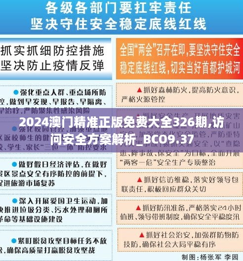 2024澳门精准正版免费大全326期,访问安全方案解析_BCO9.37