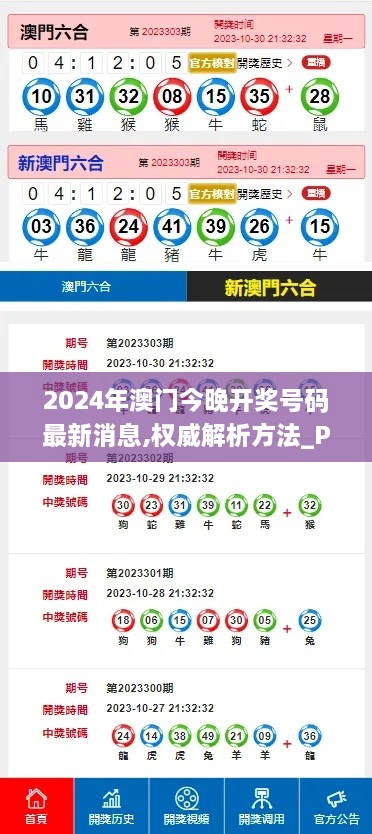 2024年澳门今晚开奖号码最新消息,权威解析方法_PJK6.85