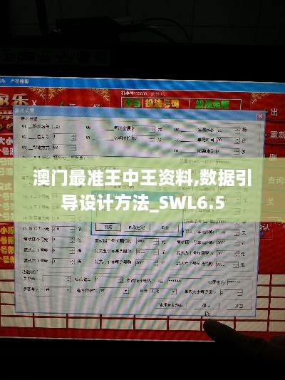 澳门最准王中王资料,数据引导设计方法_SWL6.5