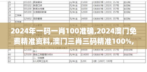 2024年一码一肖100准确,2024澳门免费精准资料,澳门三肖三码精准100%,新澳门彩,专业调查具体解析_YEE6.89