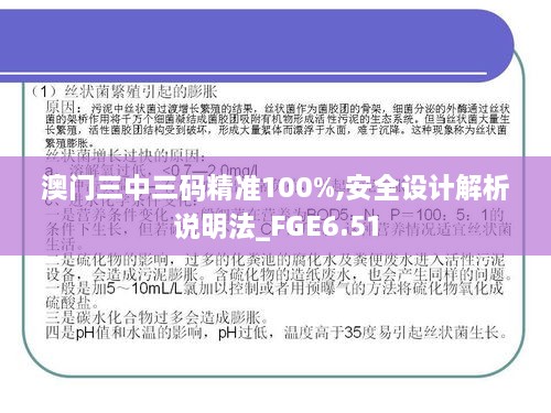 澳门三中三码精准100%,安全设计解析说明法_FGE6.51