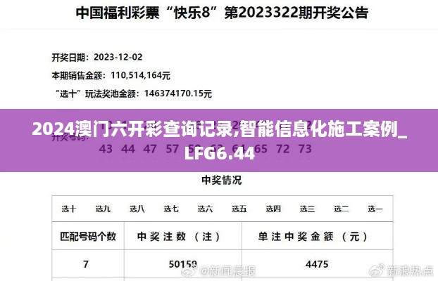 2024澳门六开彩查询记录,智能信息化施工案例_LFG6.44