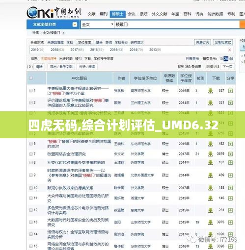 四虎无码,综合计划评估_UMD6.32