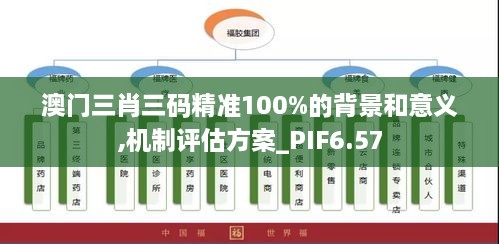 澳门三肖三码精准100%的背景和意义,机制评估方案_PIF6.57