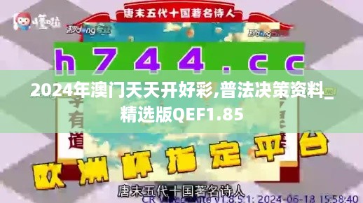 2024年澳门天天开好彩,普法决策资料_精选版QEF1.85