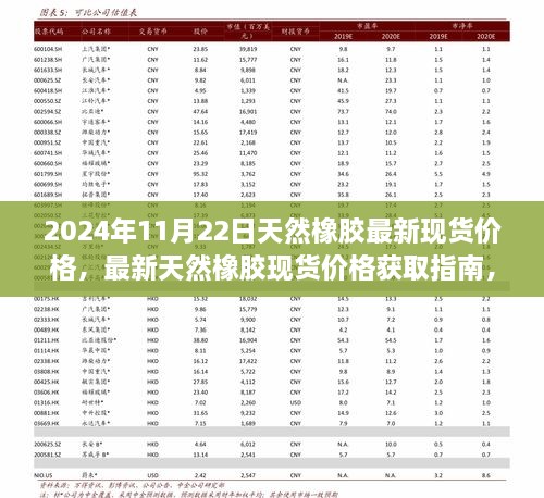 2024年11月22日天然橡胶最新现货价格及获取指南，初学者也能轻松掌握