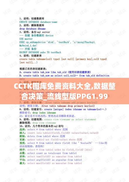 CCTK图库免费资料大全,数据整合决策_流线型版PPG1.99