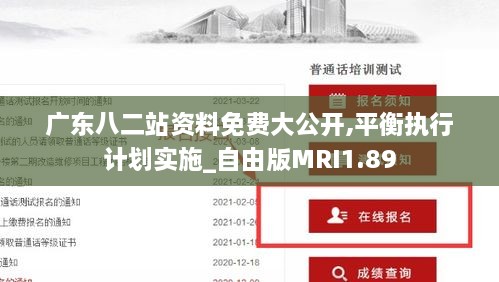 广东八二站资料免费大公开,平衡执行计划实施_自由版MRI1.89