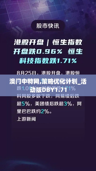 澳门中特网,策略优化计划_活动版DBY1.71