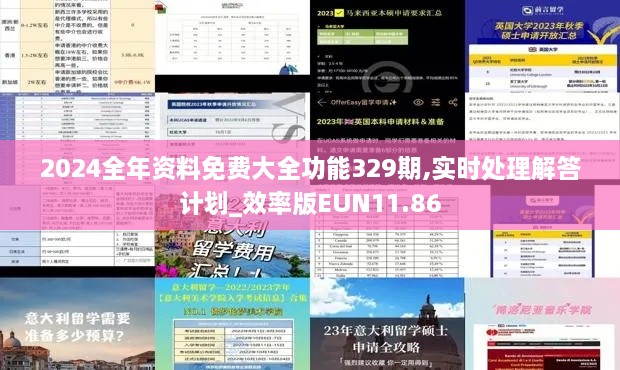 2024全年资料免费大全功能329期,实时处理解答计划_效率版EUN11.86