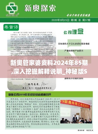 新奥管家婆资料2024年85期,深入挖掘解释说明_神秘版STB16.53