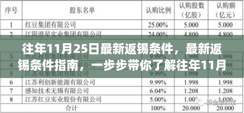 往年11月25日返锡条件详解，最新指南与流程解析