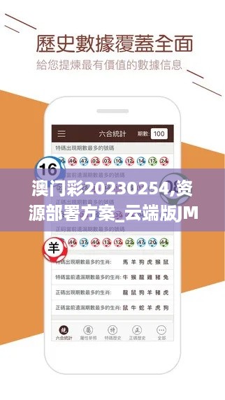 澳门彩20230254,资源部署方案_云端版JMD13.83