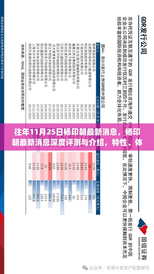 杨印朝最新消息深度解析，特性、体验、竞品对比及用户群体分析介绍