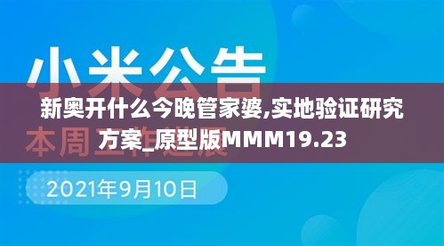 新奥开什么今晚管家婆,实地验证研究方案_原型版MMM19.23