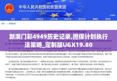 新澳门彩4949历史记录,担保计划执行法策略_定制版UGX19.80