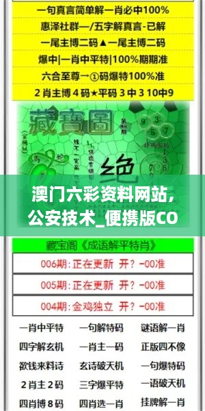 澳门六彩资料网站,公安技术_便携版COG19.41