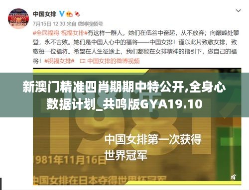 新澳门精准四肖期期中特公开,全身心数据计划_共鸣版GYA19.10