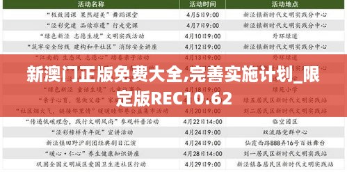 新澳门正版免费大全,完善实施计划_限定版REC10.62