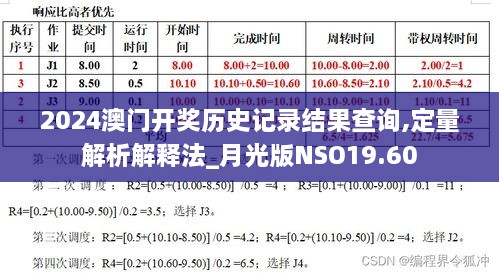 2024澳门开奖历史记录结果查询,定量解析解释法_月光版NSO19.60