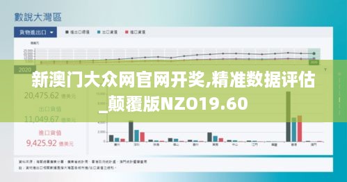 新澳门大众网官网开奖,精准数据评估_颠覆版NZO19.60