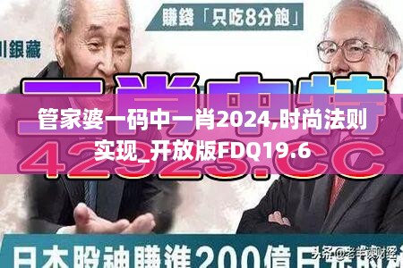 管家婆一码中一肖2024,时尚法则实现_开放版FDQ19.6