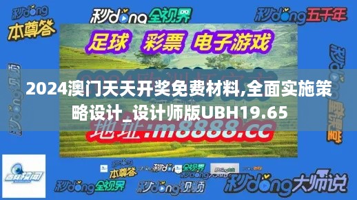 2024澳门天天开奖免费材料,全面实施策略设计_设计师版UBH19.65