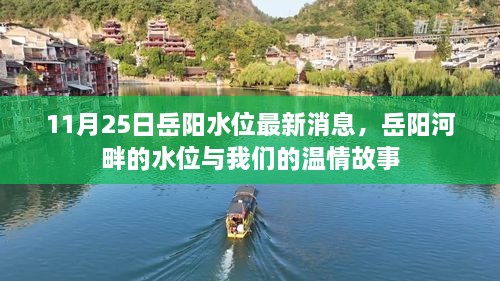 岳阳河畔水位更新，温情故事随水位流淌