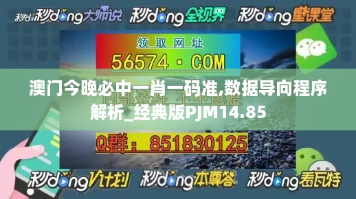 澳门今晚必中一肖一码准,数据导向程序解析_经典版PJM14.85